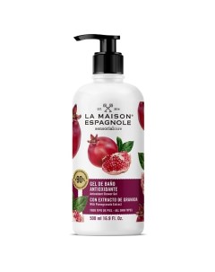 Гель для душа антиоксидантный "Гранат" Sensorialcare Antioxidant Shower Gel La maison espagnole