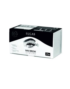 Набор восковых полосок для коррекции бровей WAX BROW STRIPS CC Brow Lucas