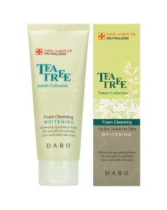 Пенка для умывания с экстрактом чайного дерева Tea Tree Nature Collection Foam Cleansing Whitening Dabo