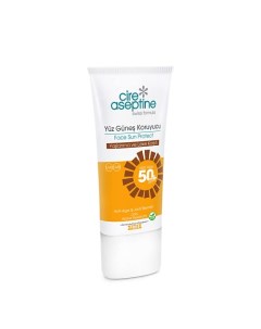 Солнцезащитный крем для лица 50 SPF, против старения и пятен Sun Face Protect 50 SPF 50.0 Cire aseptine