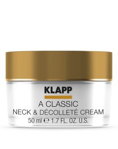 Крем для шеи и декольте A CLASSIC Neck & Decollete Cream 50.0 Klapp cosmetics