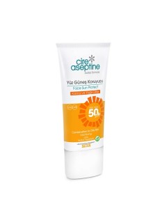 Солнцезащитный лосьон для лица 50 SPF для жирной/комбинированной кожи Sun Face Protect 50.0 Cire aseptine