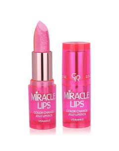 Гелевая помада для губ MIRACLE LIPS COLOR CHANGE JELLY LIPSTICK Golden rose