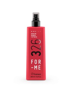 Спрей для формирования локонов FOR-ME 326 SHINE ME BRIGHTLY CURL SPRAY, 200 мл 200.0 Framesi