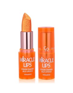 Гелевая помада для губ MIRACLE LIPS COLOR CHANGE JELLY LIPSTICK Golden rose