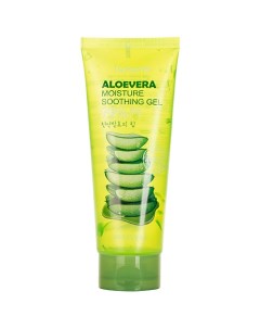 Гель для лица Увлажняющий успокаивающий с экстрактом алоэ Aloevera Moisture Soothing Gel Farmstay