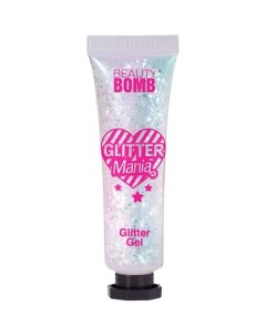 Глиттер гель для лица Glitter gel «Glitter Mania» Beauty bomb