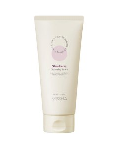 Пенка для умывания Creamy Latte с экстрактом Клубники Missha