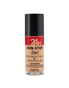 Тональный крем и консилер 2 в 1 PROFASHION 24H NON-STOP 2IN1 FOUNDATION & CONCEALER Pastel