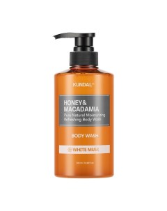 Гель для душа Белый мускус Honey & Macadamia Body Wash Kundal