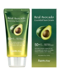 Крем для лица Солнцезащитный с экстрактом авокадо Real Avocado Essential Sun Cream Farmstay