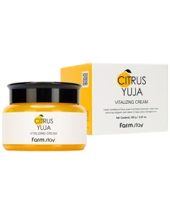 Крем для лица освежающий с экстрактом юдзу Citrus Yuja Vitalizing Cream Farmstay