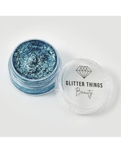 Глиттер Гель Блёстки для глаз лица и тела Океан Glitter things