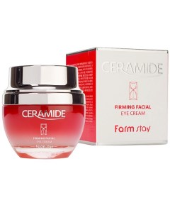 Крем для области вокруг глаз укрепляющий с керамидами Ceramide Firming Facial Eye Cream Farmstay