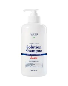 Шампунь для волос и кожи головы с ароматом нежных цветов Solution Shampoo Floral Bloom Dr. seed