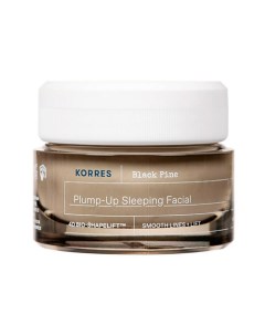 Маска для лица ночная с экстрактом черной сосны Black Pine Plump-Up Sleeping Facial Korres