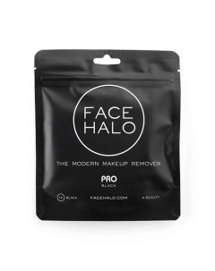 Диск многоразовый для снятия макияжа чёрный Face halo