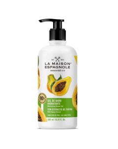 Гель для душа увлажняющий "Папайя" Sensorialcare Moisturizing Shower Gel La maison espagnole