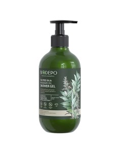 Гель для душа с эфирными маслами чайного дерева и розмарина Shower Gel With Tea Tree And Rosemary Es Biodepo