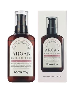 Масло для волос аргановое с ароматом розы Agran Hair Oil Rose Farmstay