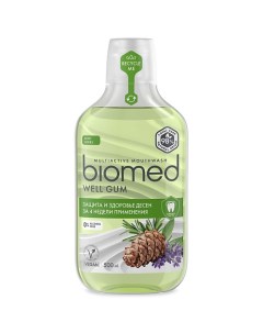 Комплексный ополаскиватель для полости рта Well Gum Multiactive Mouthwash Biomed