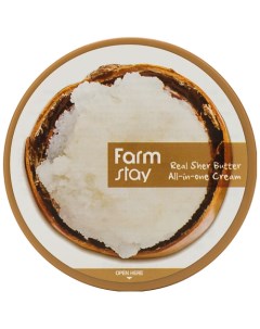 Крем для лица и тела с маслом ши многофункциональный Real Shea Butter All-In-One Cream Farmstay