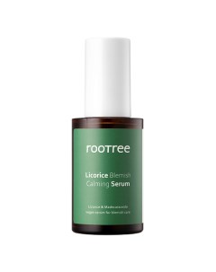 Сыворотка для лица против несовершенств кожи успокаивающая Licorice Blemish Calming Serum Rootree