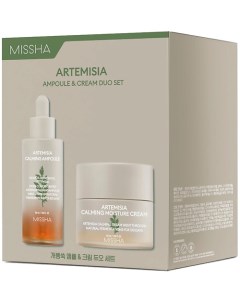 Набор для ухода за кожей Artemisia Calming Ampoule & Cream Duo Set Missha