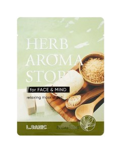 Маска тканевая с экстрактом эвкалипта и эффектом ароматерапии Herb Aroma Story L’sanic