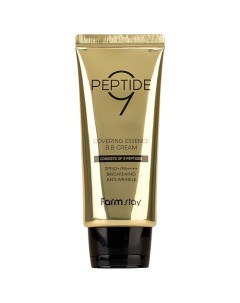 BB крем для лица омолаживающий с комплексом из 9 пептидов Peptide9 Covering Essence B.B Cream Farmstay