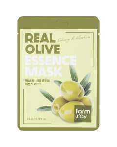 Маска для лица тканевая с экстрактом оливы Real Olive Essence Mask Farmstay