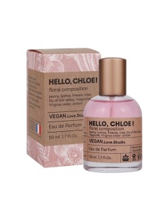 Парфюмерная вода женская Hello, Chloe! пион личи магнолия кедр амбра 50.0 Vegan.love.studio