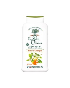 Крем для душа нежный Цветок апельсина Fleur d'Oranger Creme Douche Le petit olivier