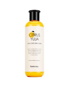 Эмульсия для лица освежающая с экстрактом юдзу Citrus Yuja Vitalizing Emulsion Farmstay