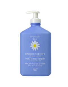 Гель для умывания лица и тела для чувствительной кожи Face and body cleanser 500.0 Camomilla blu