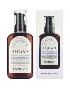 Масло для волос аргановое с ароматом белого мускуса Agran Hair Oil White Musk Farmstay