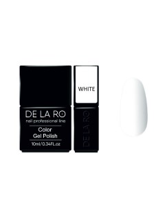 Гель лак для ногтей Classic White De la ro