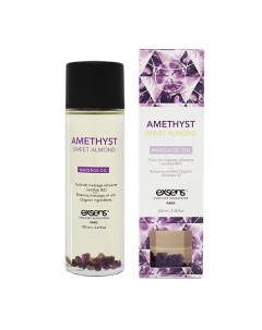 Органическое массажное масло с камнями AMETHYST SWEET ALMOND 100 Exsens