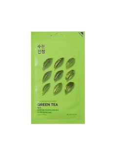 Тканевая маска для лица Pure Essence Mask Sheet Green Tea Holika holika