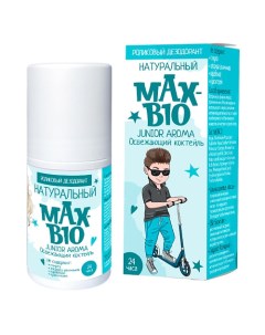 Подростковый дезодорант MAX-BIO JUNIOR AROMA Освежающий коктейль 50.0 Max-f deodrive