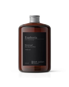 Гель-шампунь для душа и бороды EUPHORIA 400.0 Dott.solari cosmetics