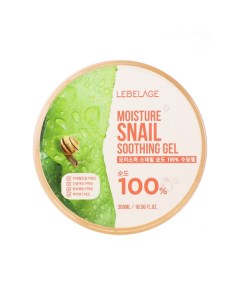 Гель для Лица и Тела Универсальный с Муцином улитки Gel Moisture Snail 100% 300.0 Lebelage