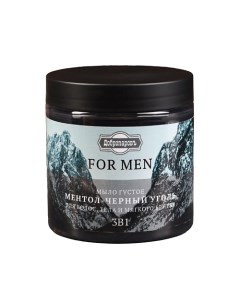 Мыло густое "FOR MEN" 3в1 Ментол-Черный Уголь 280.0 Добропаровъ