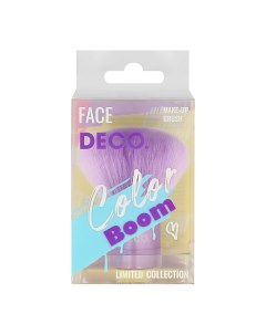 Кисть кабуки COLOR BOOM синтетическая Deco.