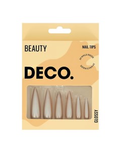 Набор накладных ногтей с клеевыми стикерами BEAUTY Deco.