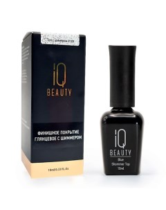 Финишное покрытие глянцевое с шиммером 10 Iq beauty