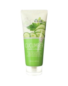 Пенка для умывания с Огурцом Увлажняющая Foam Cleanser Cucumber 100.0 Ekel