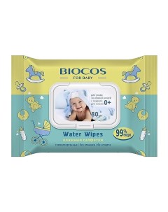 Влажные салфетки детские с клапаном For Baby Biocos