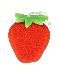 Губка для тела со шнурком strawberry Deco.