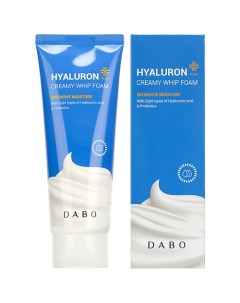 Пенка для умывания увлажняющая с гиалуроновой кислотой Hyaluron Creamy Whip Foam Dabo